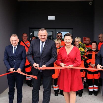 Nowa stacja Wojewódzkiego Pogotowia Ratunkowego w Mysłowicach. fot. Andrzej Grygiel / UMWS