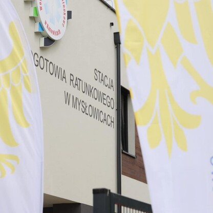 Nowa stacja Wojewódzkiego Pogotowia Ratunkowego w Mysłowicach. fot. Andrzej Grygiel / UMWS