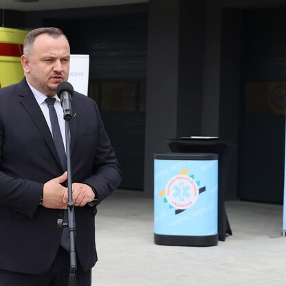 Nowa stacja Wojewódzkiego Pogotowia Ratunkowego w Mysłowicach. fot. Andrzej Grygiel / UMWS