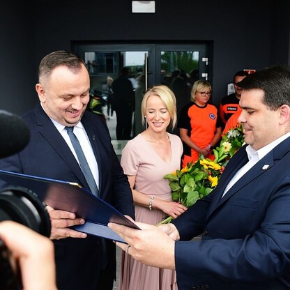 Nowa stacja Wojewódzkiego Pogotowia Ratunkowego w Mysłowicach. fot. Patryk Pyrlik  / UMWS