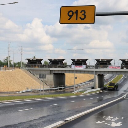 Otwarcie drogi wojewódzkiej nr 913. fot. Andrzek Grygiel / UMWS