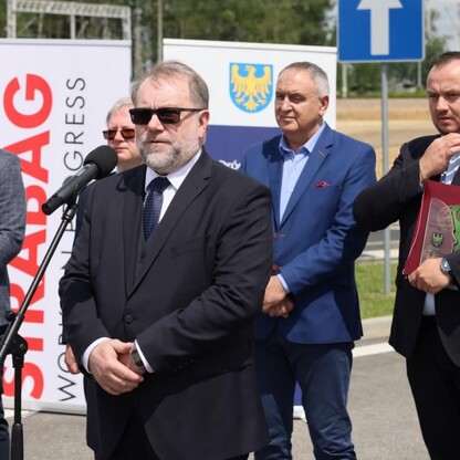 Otwarcie drogi wojewódzkiej nr 913. fot. Andrzek Grygiel / UMWS