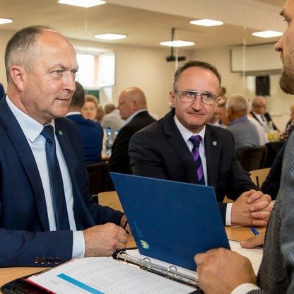 Wręczenie czeków w ramach Marszałkowskiego Konkursu „Inicjatywa Sołecka”. fot. Tomasz Żak / UMWS