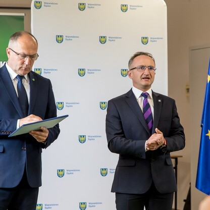 Wręczenie czeków w ramach Marszałkowskiego Konkursu „Inicjatywa Sołecka”. fot. Tomasz Żak / UMWS