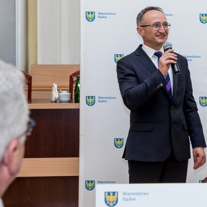 Wręczenie czeków w ramach Marszałkowskiego Konkursu „Inicjatywa Sołecka”. fot. Tomasz Żak / UMWS