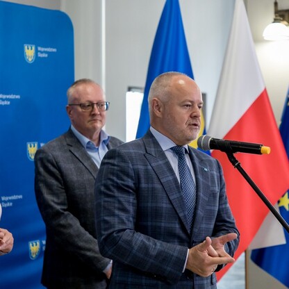 Wręczenie czeków w ramach Marszałkowskiego Konkursu „Inicjatywa Sołecka”. fot. Tomasz Żak / UMWS