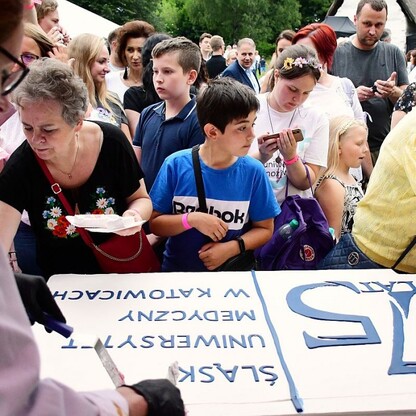 Piknik z okazji 75-lecia Śląskiego Uniwersytetu Medycznego. fot. Patryk Pyrlik / UMWS
