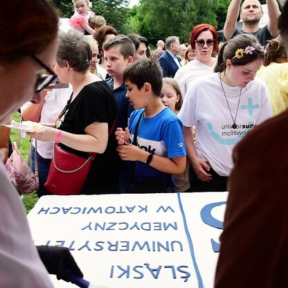Piknik z okazji 75-lecia Śląskiego Uniwersytetu Medycznego. fot. Patryk Pyrlik / UMWS
