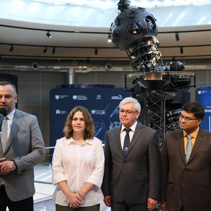 Briefing nt. 16. Międzynarodowej Olimpiady z Astronomii i Astrofizyki. fot. Andrzej Grygiel / UMWS