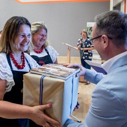 Konkursu „Nasze Kulinarne Dziedzictwo – Smaki Regionów” i Jarmark Produktów Tradycyjnych. fot. Tomasz Żak / UMWS