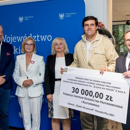 „Śląskie dla pszczół” . fot. Tomasz Żak / UMWS