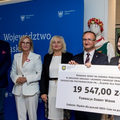 „Śląskie dla pszczół” . fot. Tomasz Żak / UMWS