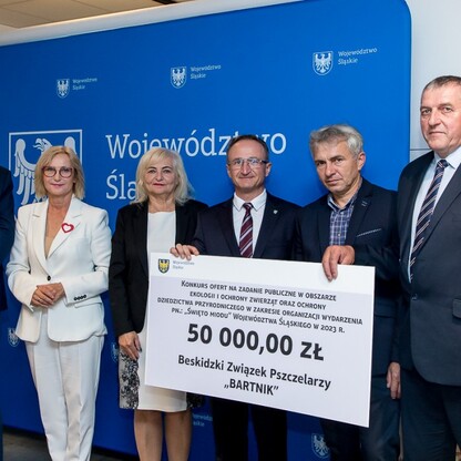 „Śląskie dla pszczół” . fot. Tomasz Żak / UMWS