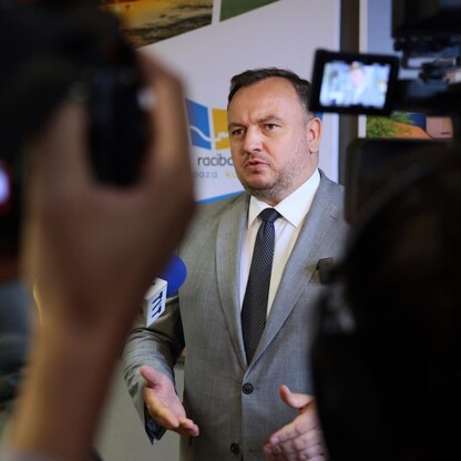 Podsumowanie inwestycji na drogach wojewódzkich w rejonie Raciborza. fot. Andrzej Grygiel / UMWS