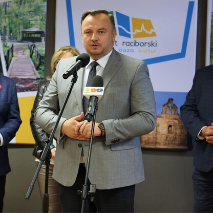 Podsumowanie inwestycji na drogach wojewódzkich w rejonie Raciborza. fot. Andrzej Grygiel / UMWS