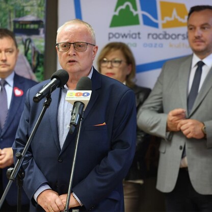 Podsumowanie inwestycji na drogach wojewódzkich w rejonie Raciborza. fot. Andrzej Grygiel / UMWS