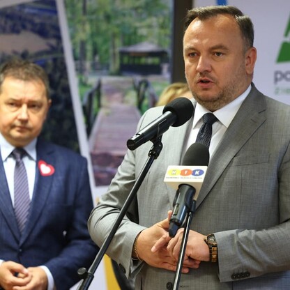 Podsumowanie inwestycji na drogach wojewódzkich w rejonie Raciborza. fot. Andrzej Grygiel / UMWS