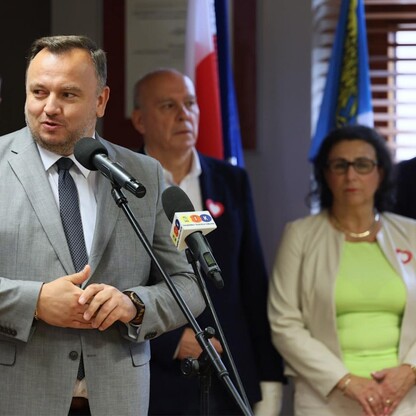 Podsumowanie inwestycji na drogach wojewódzkich w rejonie Raciborza. fot. Andrzej Grygiel / UMWS