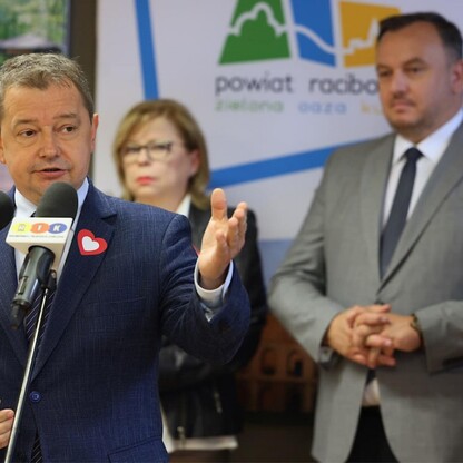 Podsumowanie inwestycji na drogach wojewódzkich w rejonie Raciborza. fot. Andrzej Grygiel / UMWS