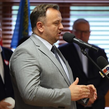 Podsumowanie inwestycji na drogach wojewódzkich w rejonie Raciborza. fot. Andrzej Grygiel / UMWS