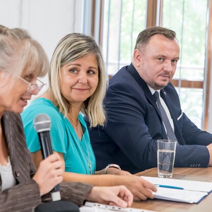 Wizyta delegacji z Samorządowego Kraju Żylińskiego. fot. Tomasz Żak / UMWS