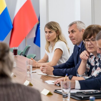 Wizyta delegacji z Samorządowego Kraju Żylińskiego. fot. Tomasz Żak / UMWS