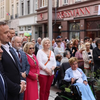 Otwarcie ul. Dworcowej w Bytomiu  po modernizacji. fot. Andrzej Grygiel / UMWS