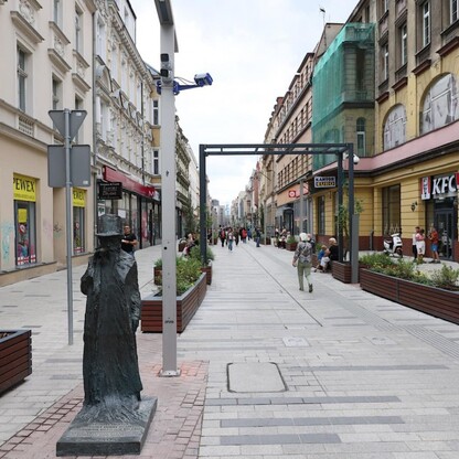 Otwarcie ul. Dworcowej w Bytomiu  po modernizacji. fot. Andrzej Grygiel / UMWS