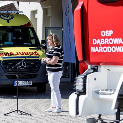 Podpisanie umowy w stacji pogotowia ratunkowego w Jaworznie. fot. Tomasz Żak / UMWS