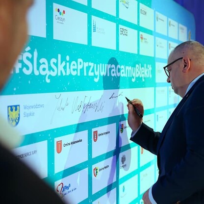 Konferencja „Śląskie samorządy dla błękitnego nieba”. fot. Andrzej Grygiel / UMWS