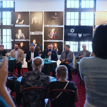 Konferencja prasowa w Teatrze Śląskim. fot. Andrzej Grygiel / UMWS