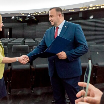Wręczenie certyfikaty dla gmin w ramach projektu 