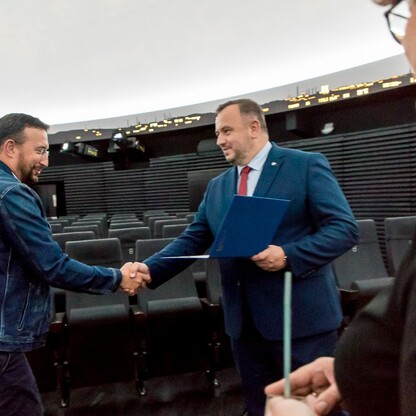 Wręczenie certyfikaty dla gmin w ramach projektu 