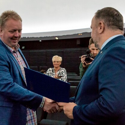Wręczenie certyfikaty dla gmin w ramach projektu 