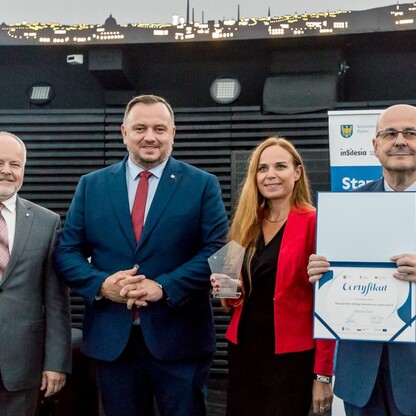 Wręczenie certyfikaty dla gmin w ramach projektu 