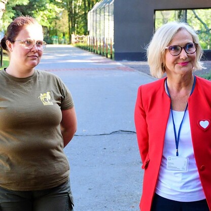 Otwarcie kompleksu hodowlanego dla rysi i rosomaków. fot. Patryk Pyrlik / UMWS