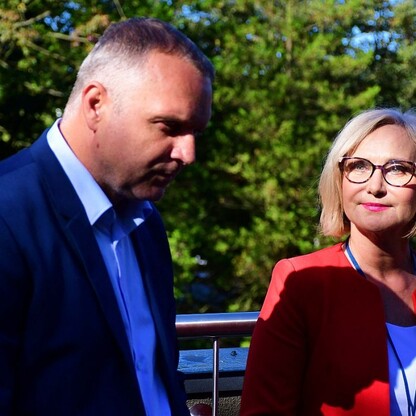 Otwarcie kompleksu hodowlanego dla rysi i rosomaków. fot. Patryk Pyrlik / UMWS