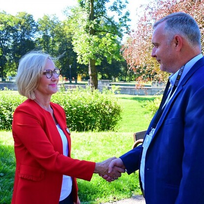 Otwarcie kompleksu hodowlanego dla rysi i rosomaków. fot. Patryk Pyrlik / UMWS