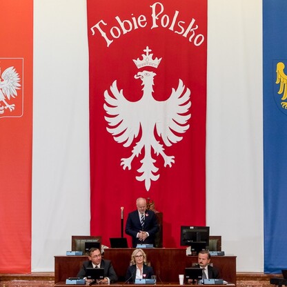 Uroczysta sesja Sejmiku Województwa Śląskiego. fot. Tomasz Żak / UMWS