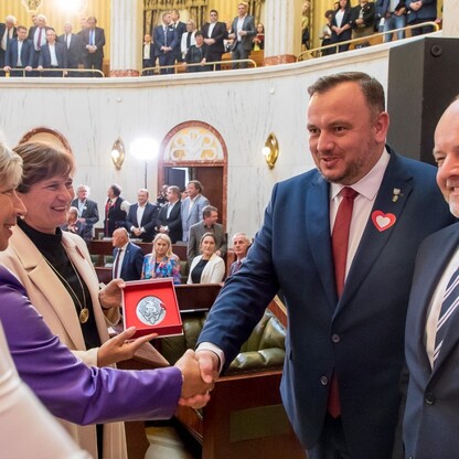 Uroczysta sesja Sejmiku Województwa Śląskiego. fot. Tomasz Żak / UMWS