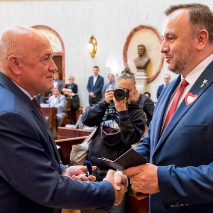 Uroczysta sesja Sejmiku Województwa Śląskiego. fot. Tomasz Żak / UMWS