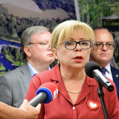 Podpisanie umowy na obwodnicę Raciborza. fot. Patryk Pyrlik / UMWS