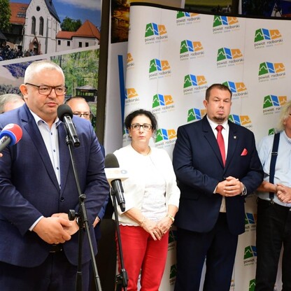 Podpisanie umowy na obwodnicę Raciborza. fot. Patryk Pyrlik / UMWS