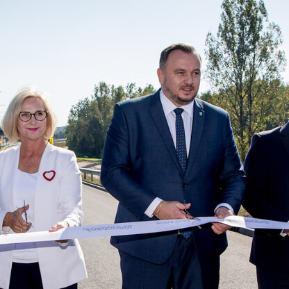 Budowa Trasy N-S w Rudzie Śląskiej. fot. Tomasz Żak / UMWS