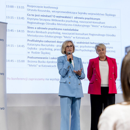 Konferencja o zdrowiu psychicznym dzieci i młodzieży. fot. Tomasz Żak / UMWS