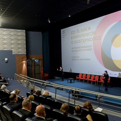III Śląską Konferencja o Dostępności. fot. Tomasz Żak / UMWS