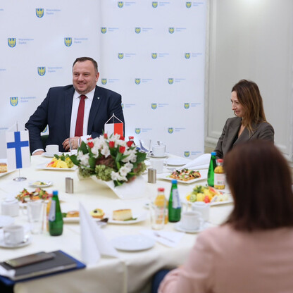 Ambasador Finlandii w Polsce Päivi Laine z wizytą w województwie śląskim. fot. Andrzej Grygiel / UMWS