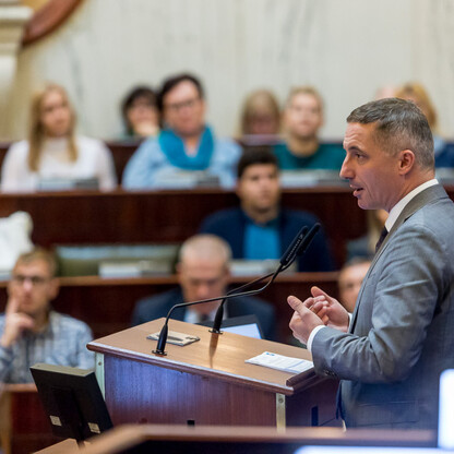 Konferencja nt. rekomendacji związanych z wdrażaniem uchwały antysmogowej. fot. Tomasz Żak / UMWS
