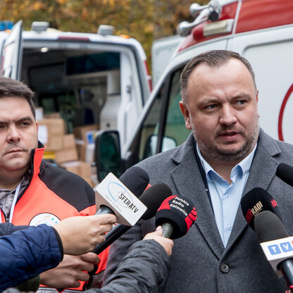 Śląski konwój z pomocą Ukrainie. fot. Tomasz Żak / UMWS