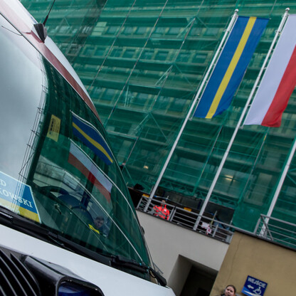 Śląski konwój z pomocą Ukrainie. fot. Tomasz Żak / UMWS